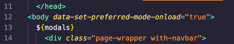 set-preferred-mode code snippet